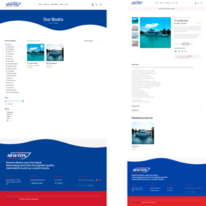 Newton Custom Boats Website update