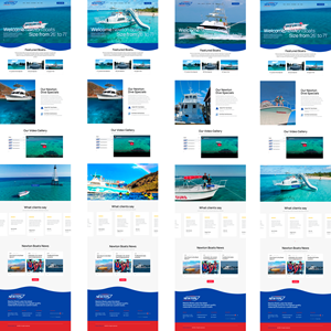 Web Design by DB_Design for Newton Custom Boats | Design: #35365548