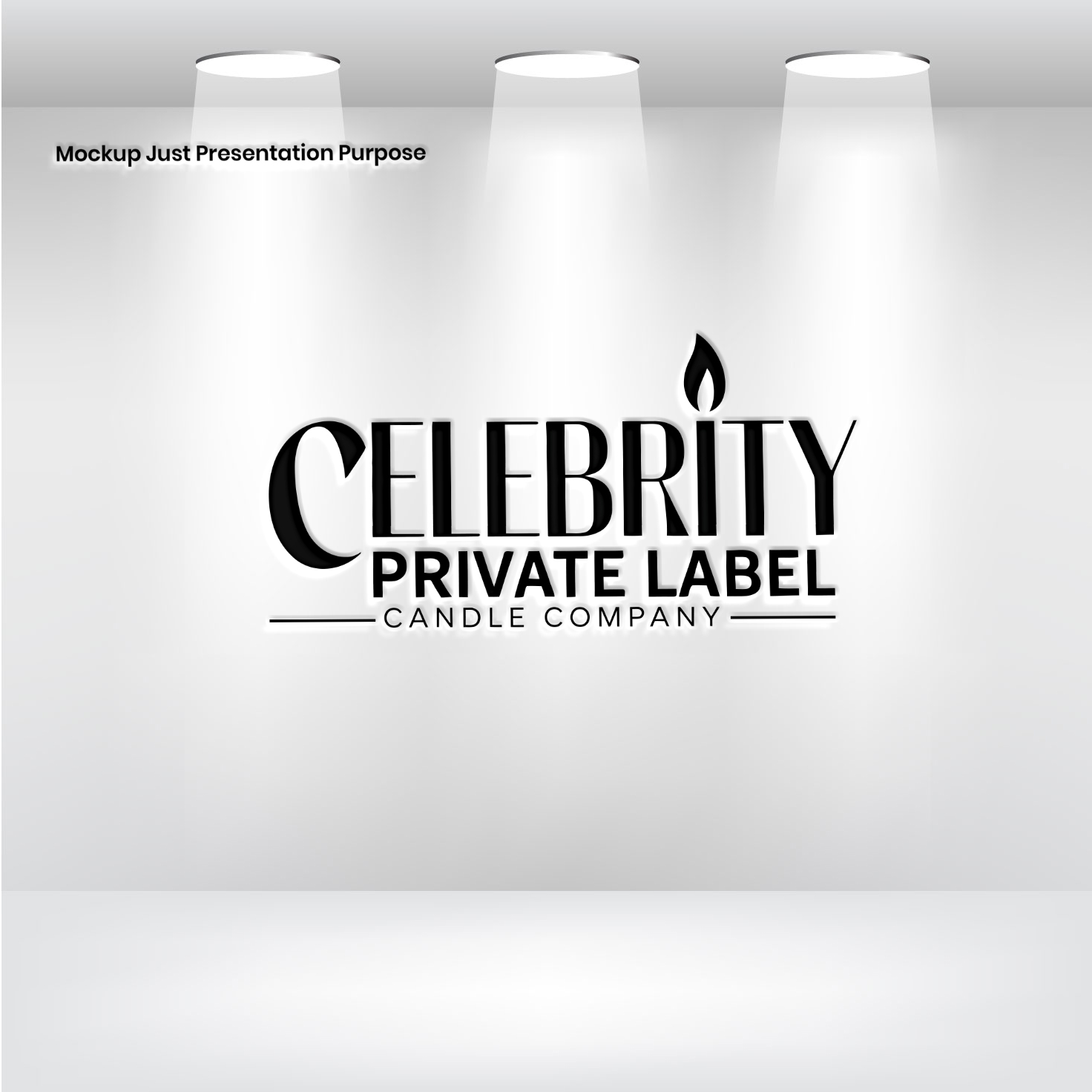Logo Design by VectorForge for Celebrity Private Label Candle Company | Design #35347024