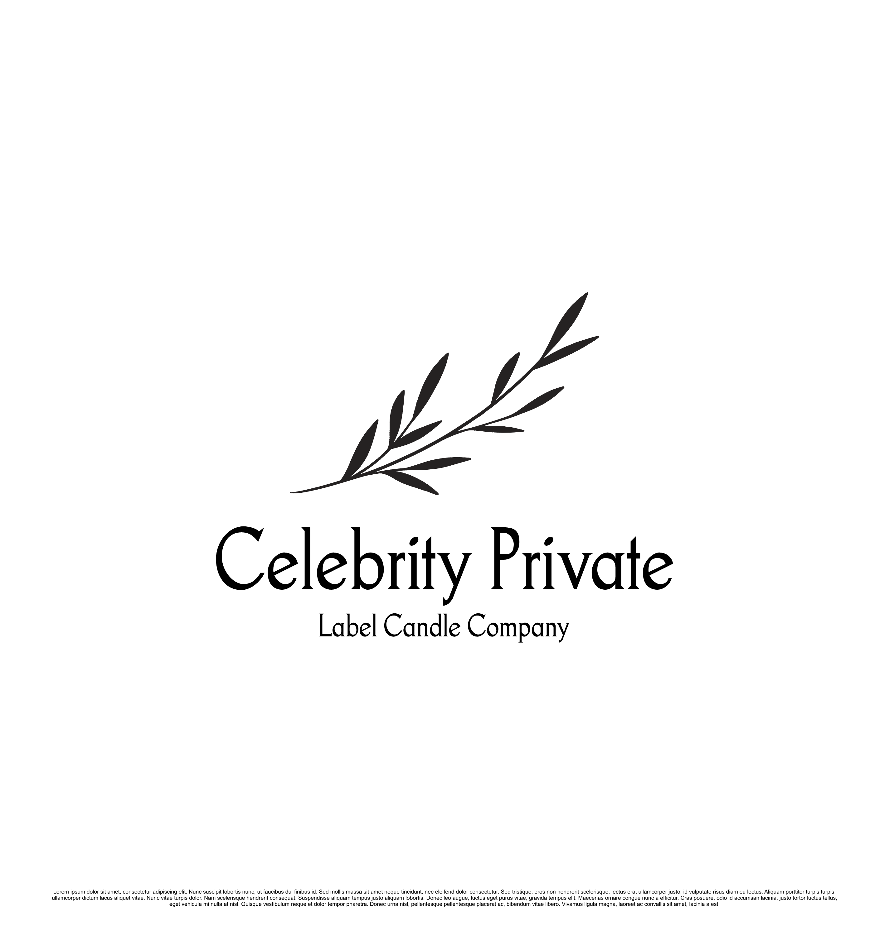 Logo Design by saesean for Celebrity Private Label Candle Company | Design #35355494