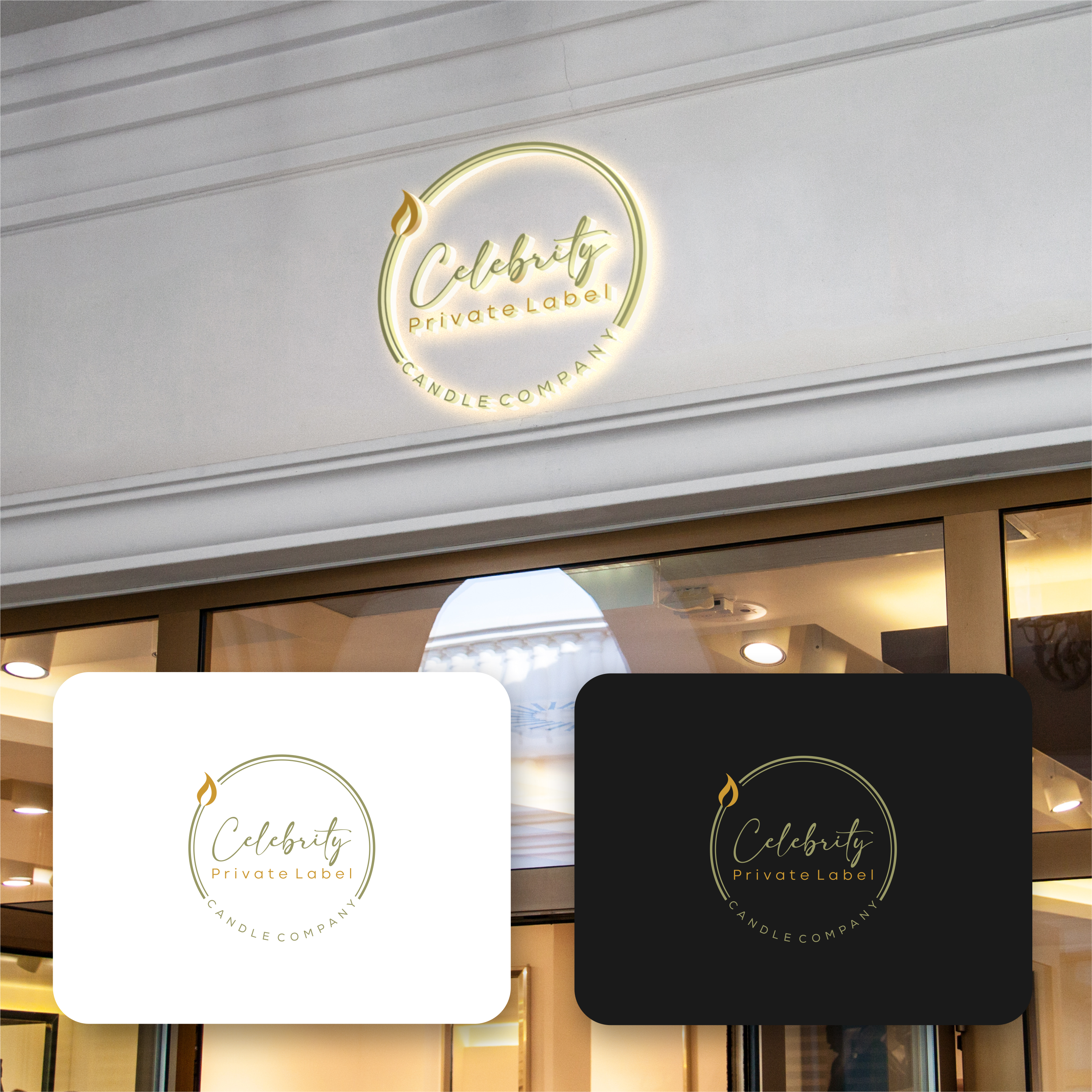 Logo-Design von ArtAND_Studio für Celebrity Private Label Candle Company | Design #35347241