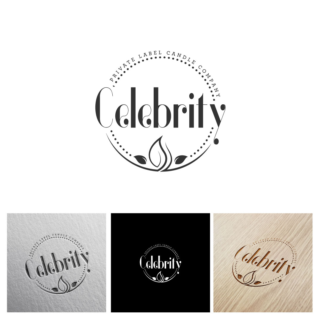 Logo Design by michellefrances for Celebrity Private Label Candle Company | Design #35365159