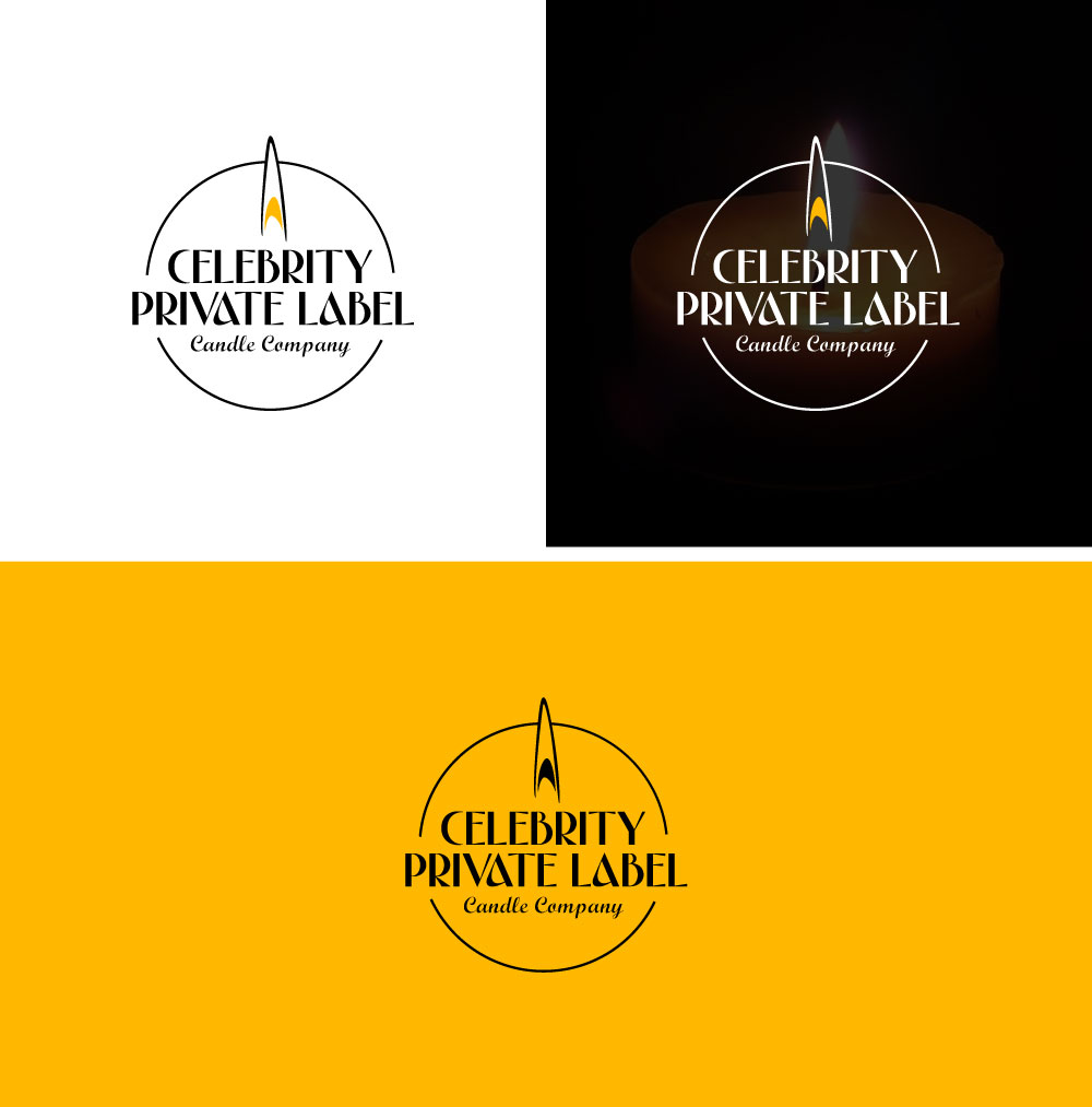 Diseño de Logo por Cre@8ive.Colors para Celebrity Private Label Candle Company | Diseño #35347190
