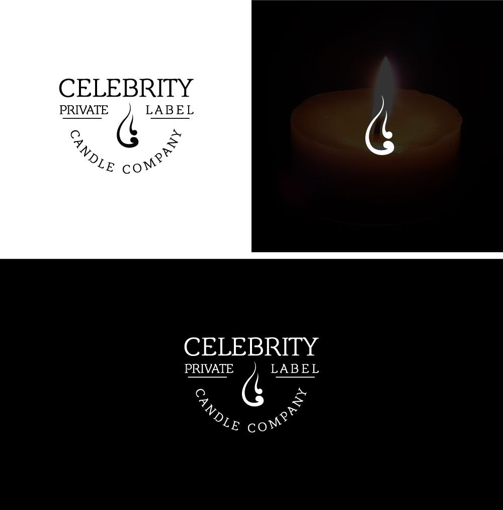 Logo Design by Cre@8ive.Colors for Celebrity Private Label Candle Company | Design #35347191