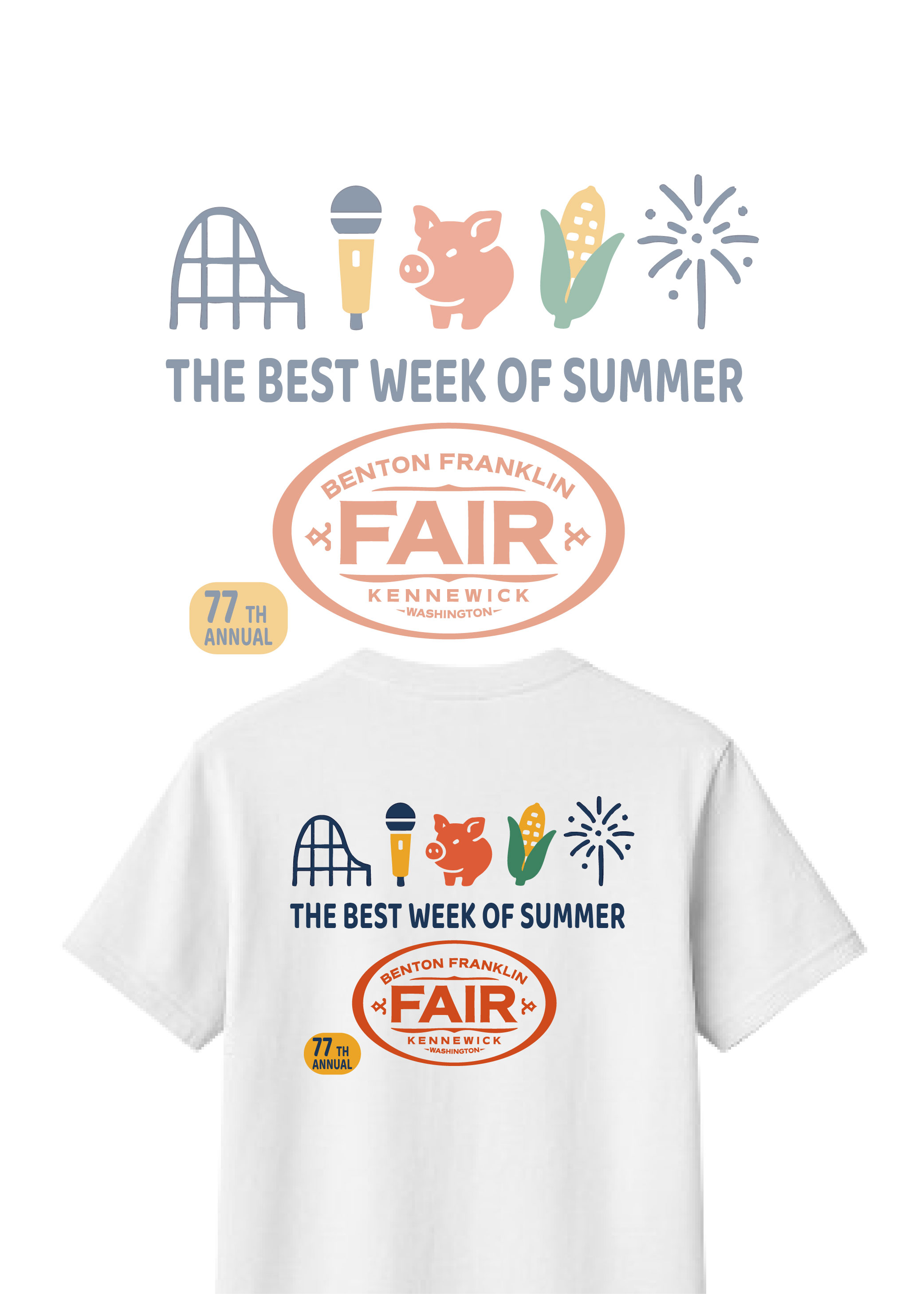 T-shirt Design by NeilDesign for Benton Franklin Fair & Rodeo | Design #35348011