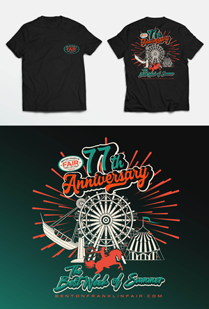 T-shirt Design by KickArt for Benton Franklin Fair & Rodeo | Design: #35360984