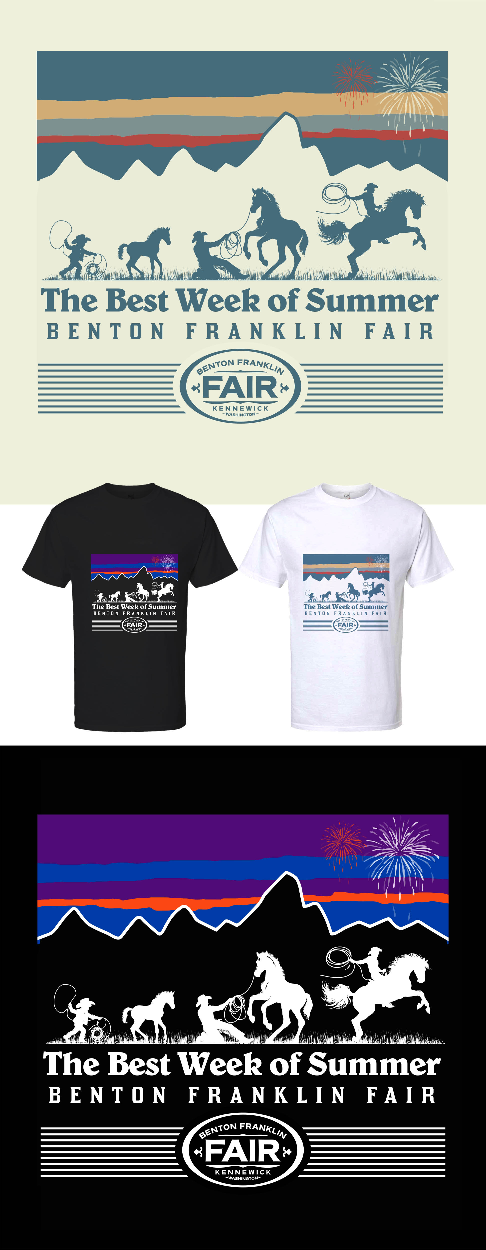 Design de T-shirt par KickArt pour Benton Franklin Fair & Rodeo | Design #35398835