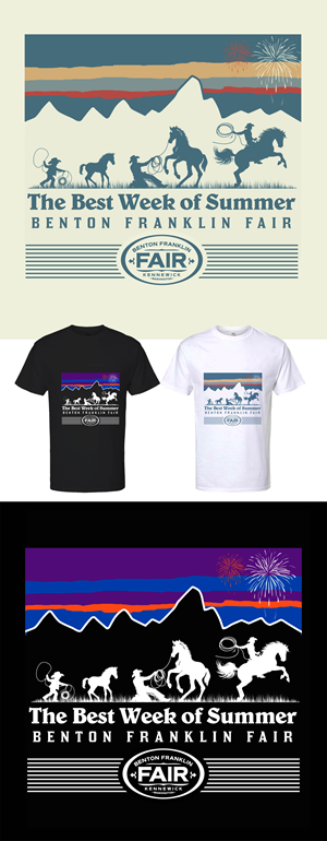 T-shirt Design by KickArt for Benton Franklin Fair & Rodeo | Design: #35398835