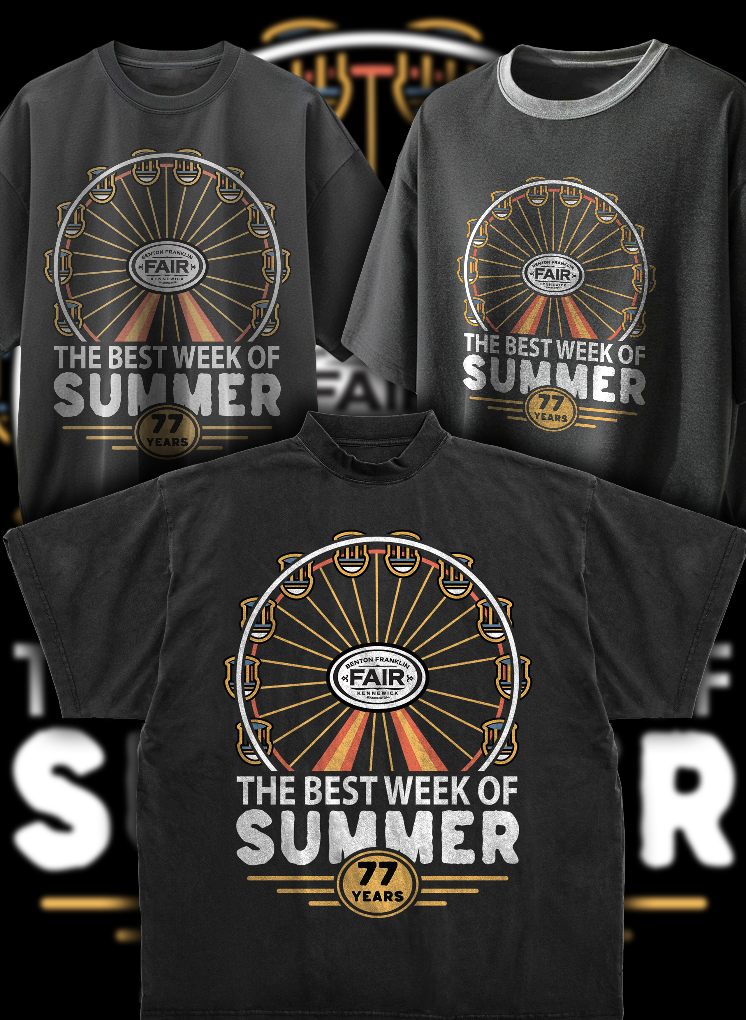 T-shirt Design by Faizullah65 for Benton Franklin Fair & Rodeo | Design #35373917