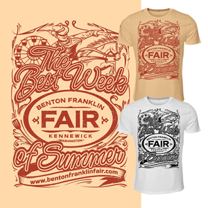T-shirt Design by Falih A for Benton Franklin Fair & Rodeo | Design: #35386387