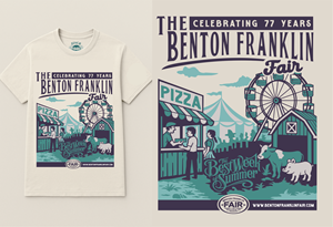 T-Shirt-Design von Den Bagus für Benton Franklin Fair & Rodeo | Design #35381315