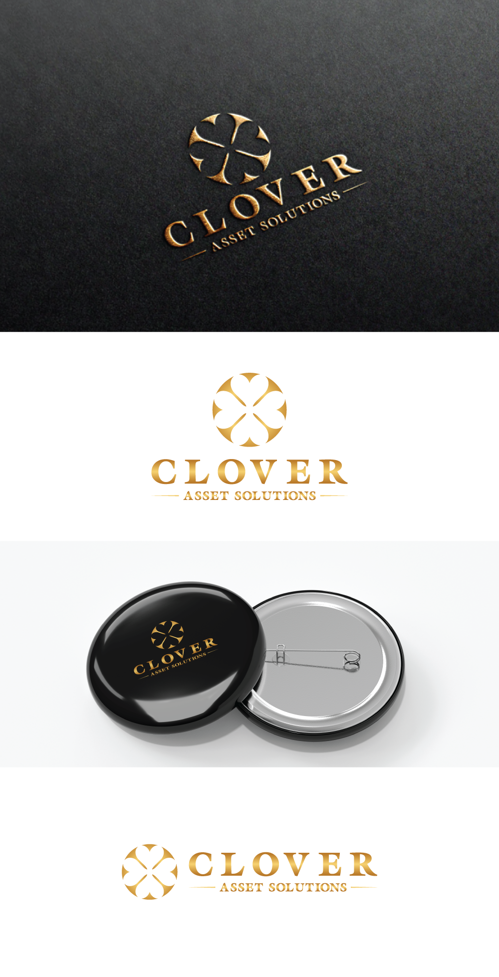 Logo Design by Ellene for Clover Asset Solutions | Design #35382319