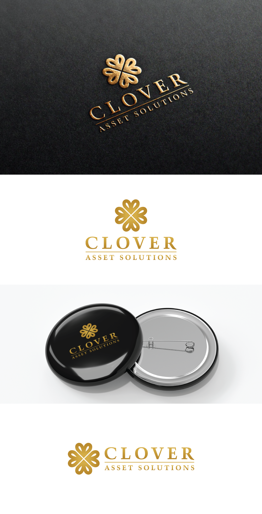 Logo Design by Ellene for Clover Asset Solutions | Design #35382320