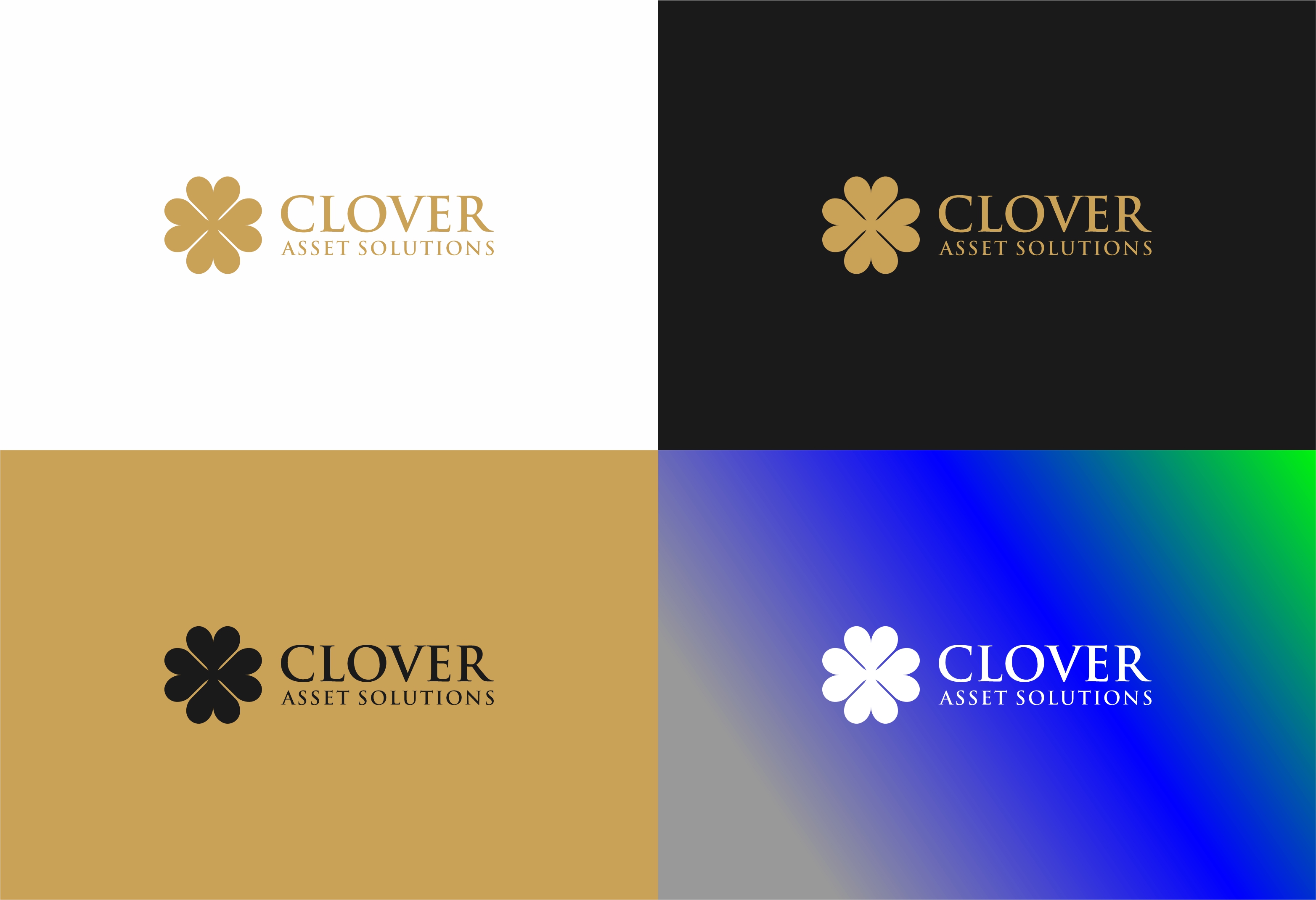Logo-Design von big daddy bojat für Clover Asset Solutions | Design #35391223