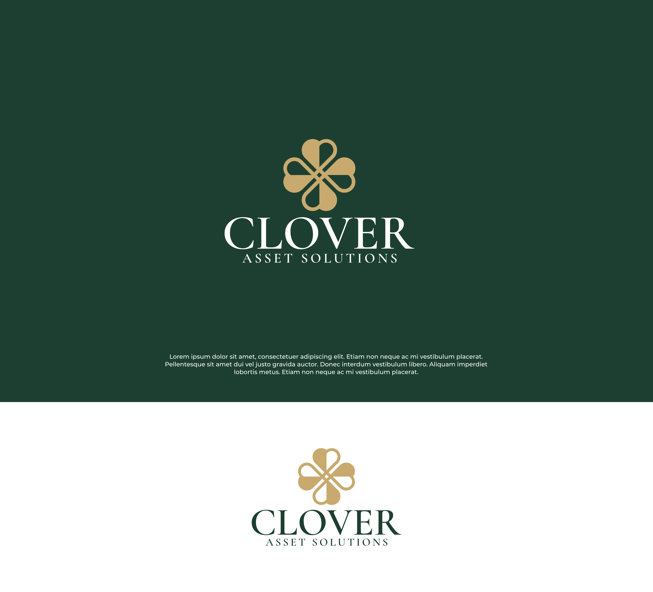 Logo Design by Abu Zaid Design for Clover Asset Solutions | Design #35388943