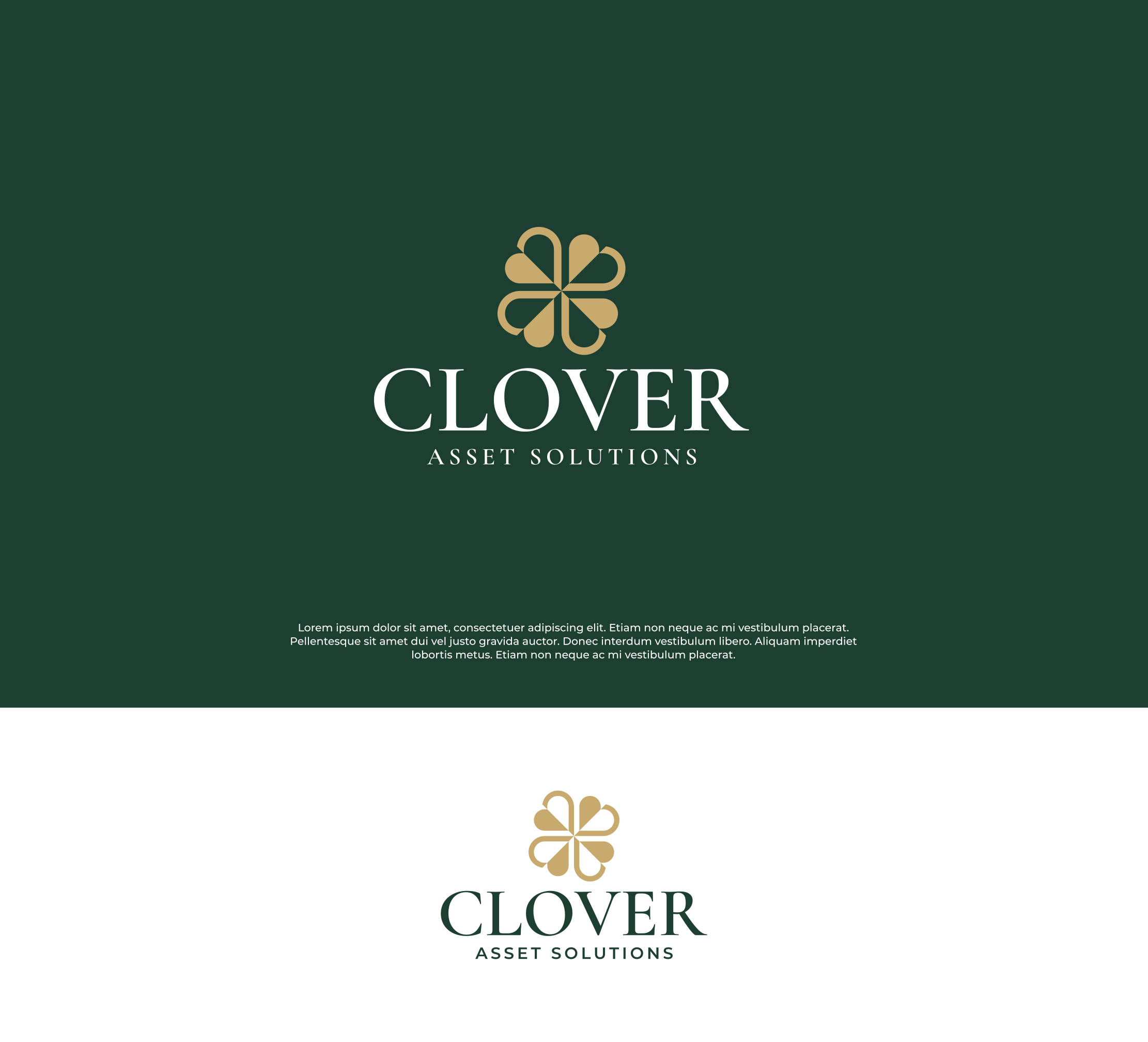 Logo Design by Abu Zaid Design for Clover Asset Solutions | Design #35388944