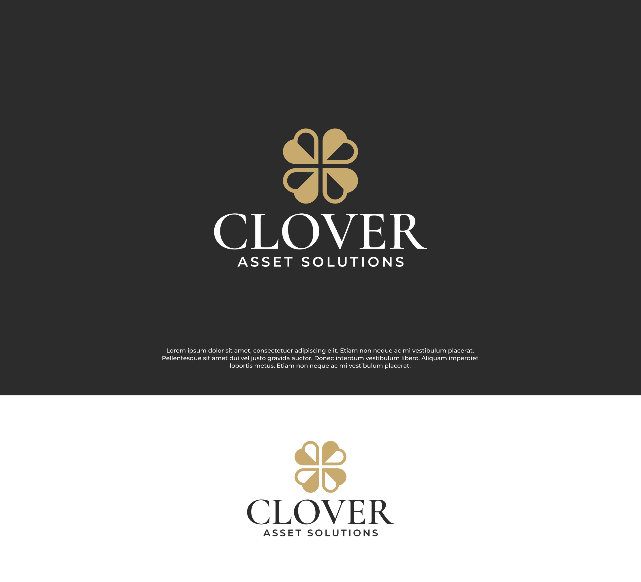 Logo Design by Abu Zaid Design for Clover Asset Solutions | Design #35392652