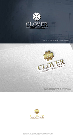 Logo Design by zebronicgraphic for Clover Asset Solutions | Design: #35353060