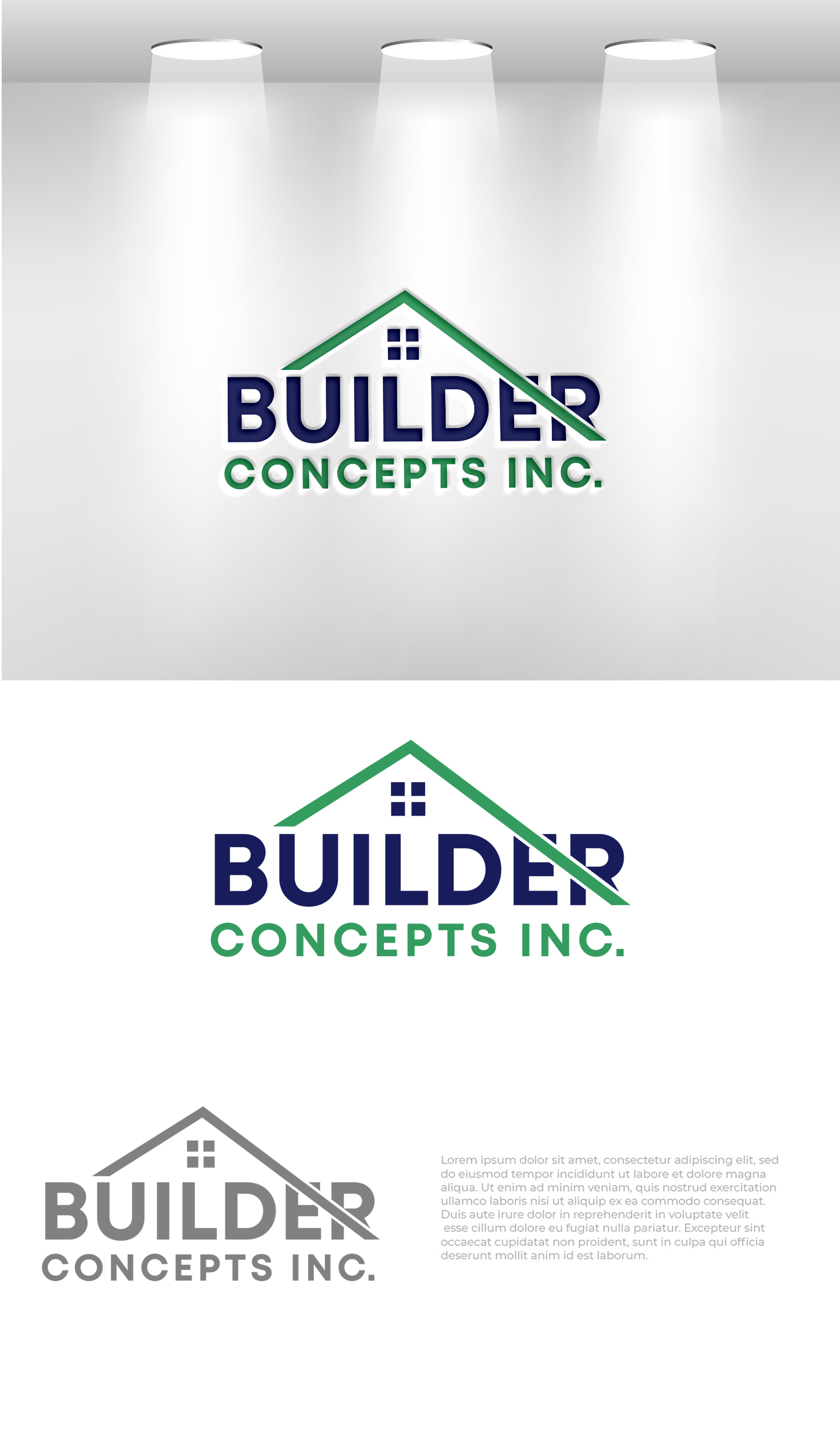 Logo Design by Jelena B for Builder Concepts Inc | Design #35357755
