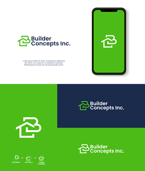 Logo Design by Zaid Al Faqih for Builder Concepts Inc | Design: #35389342