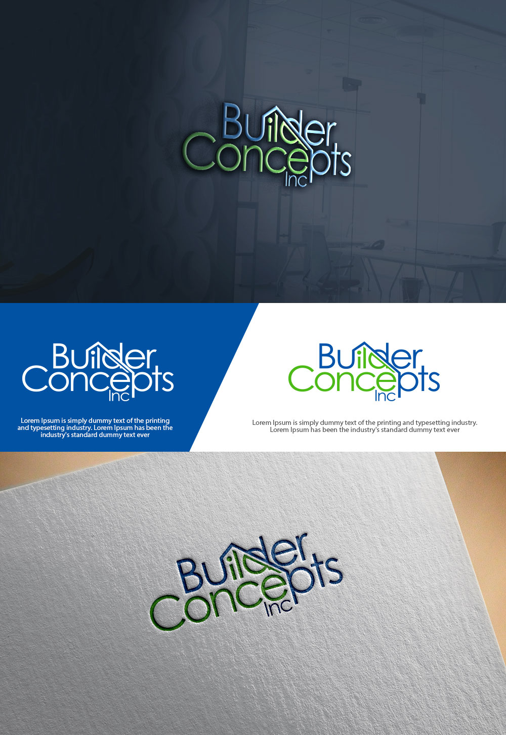 Logo Design by sulemani  creation for Builder Concepts Inc | Design #35353410