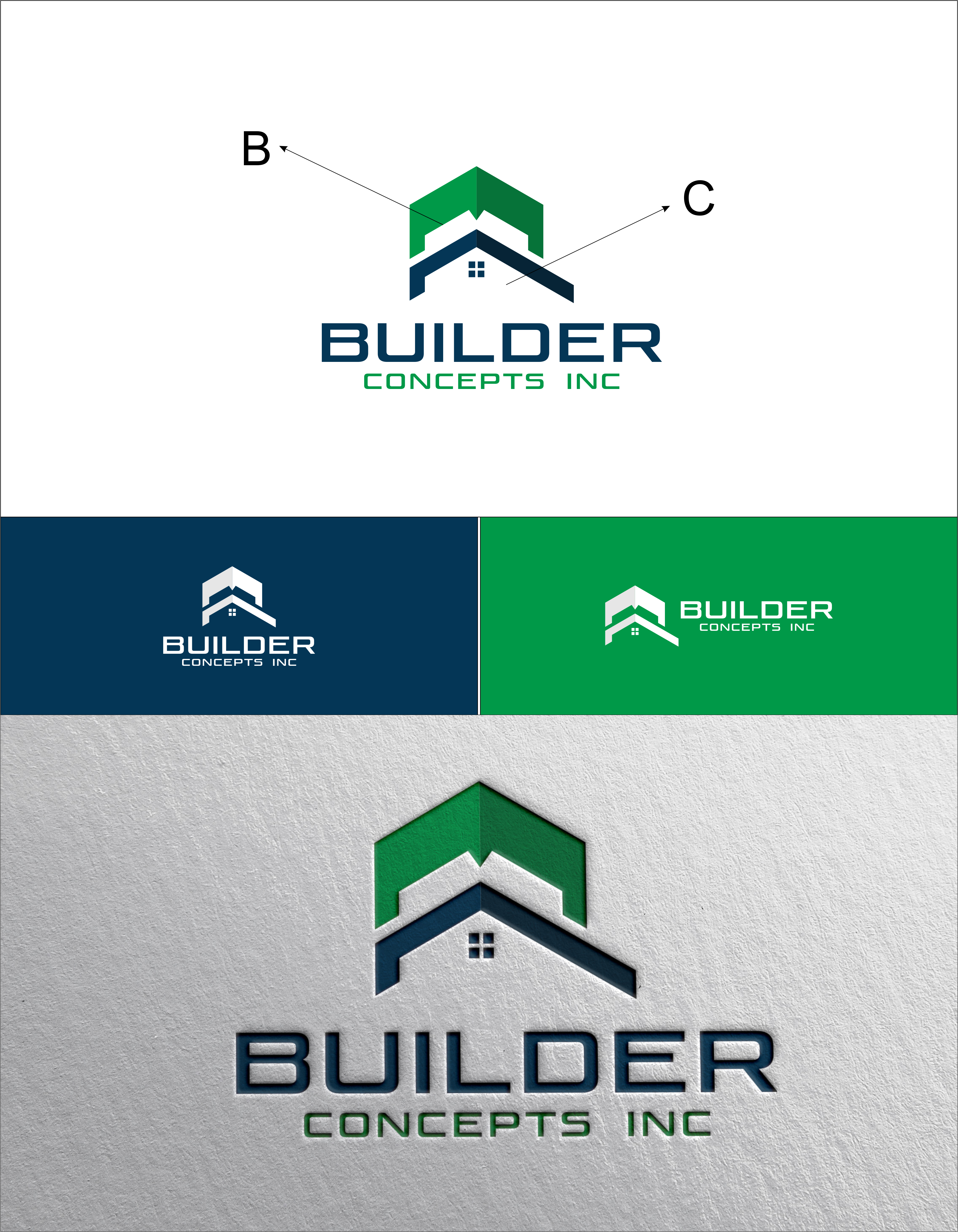 Diseño de Logo por Afika_YN para Builder Concepts Inc | Diseño #35364087