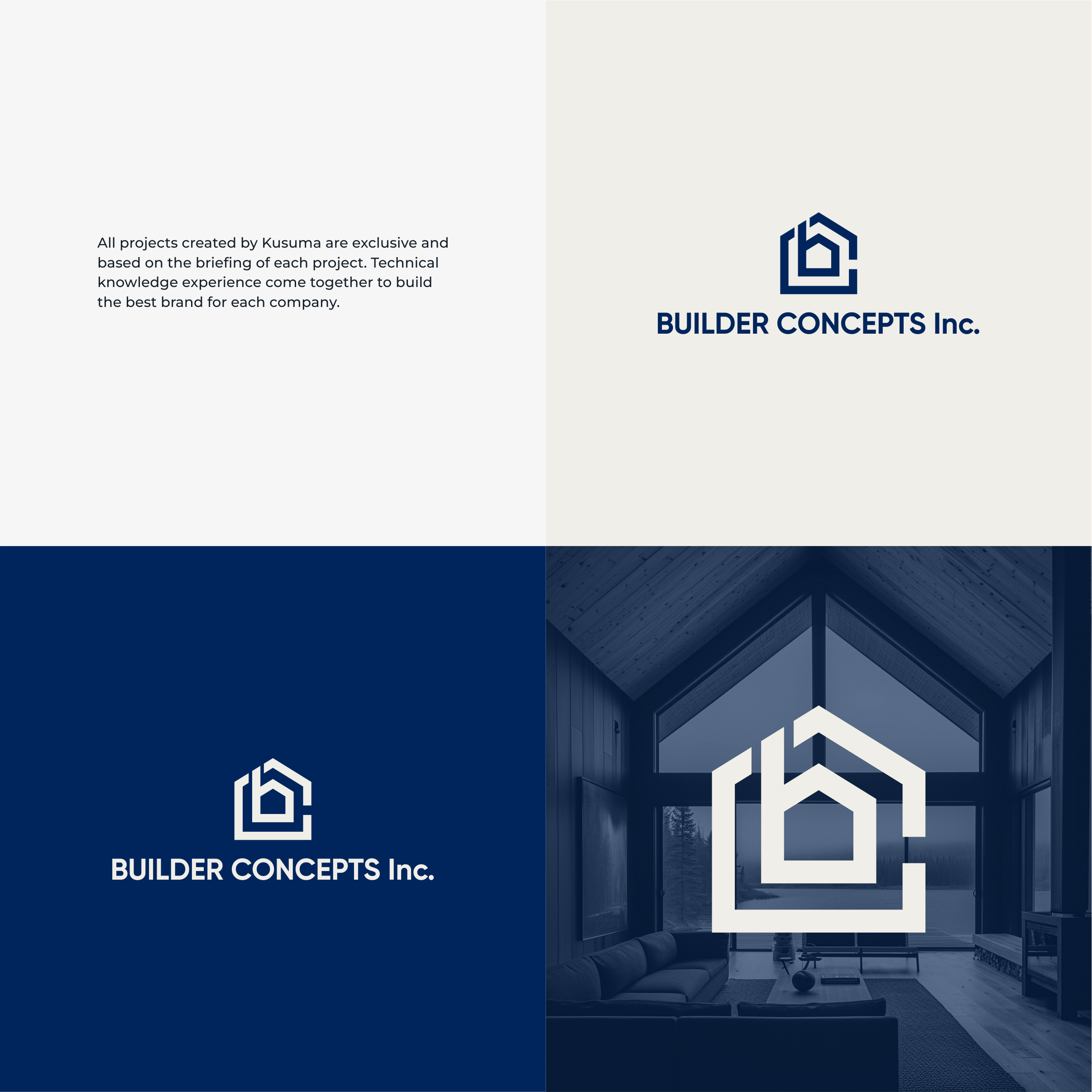Diseño de Logo por Kusuma Studio para Builder Concepts Inc | Diseño #35357459
