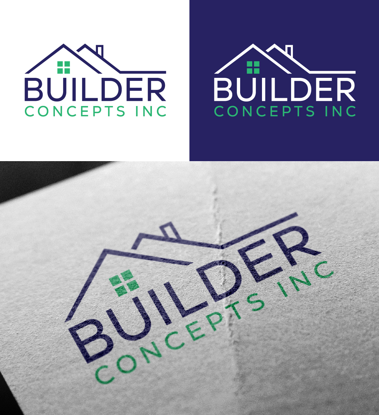 Logo Design by ahmeddesigner123 for Builder Concepts Inc | Design #35347438