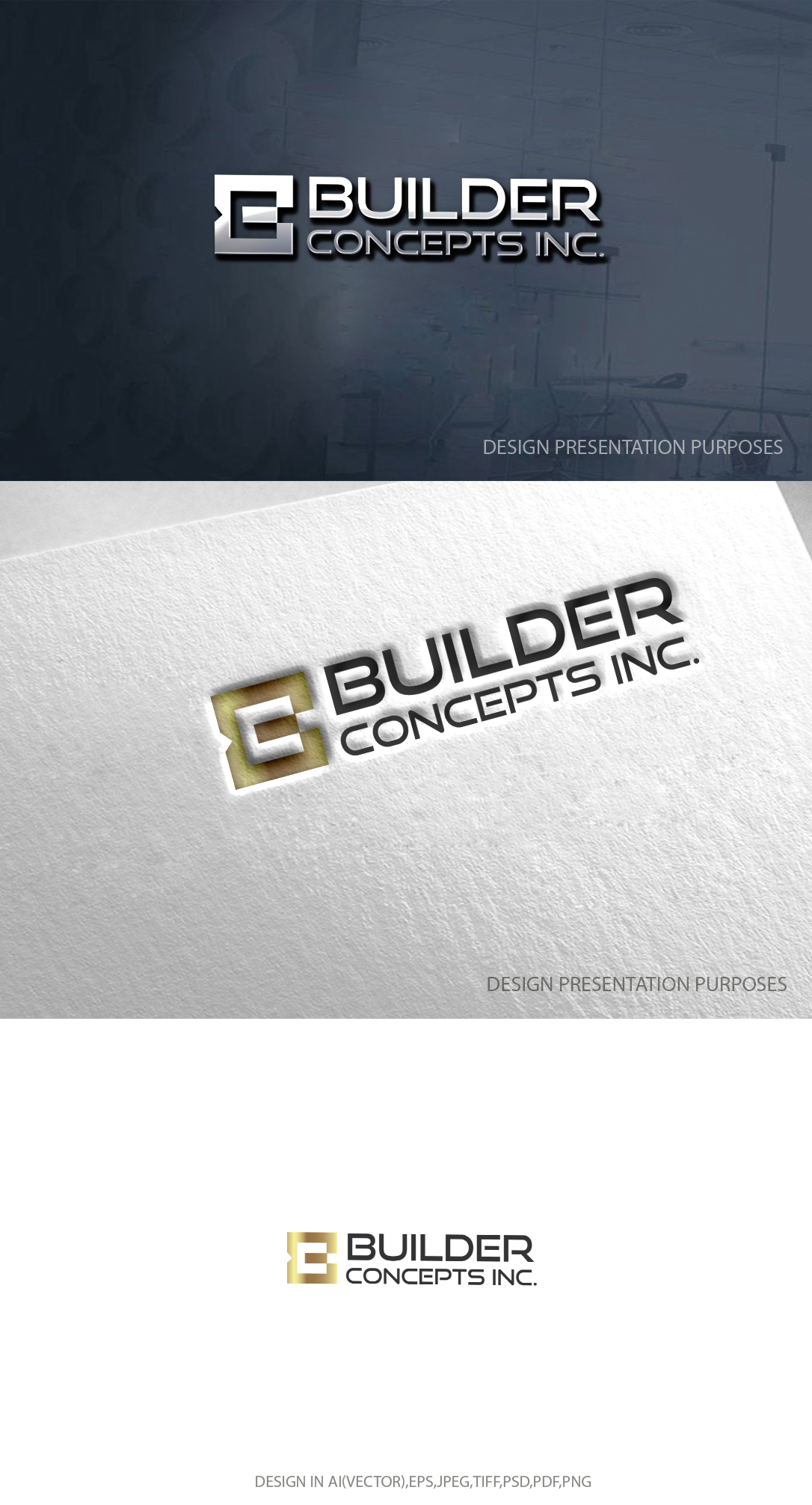 Logo Design by zebronicgraphic for Builder Concepts Inc | Design #35352989