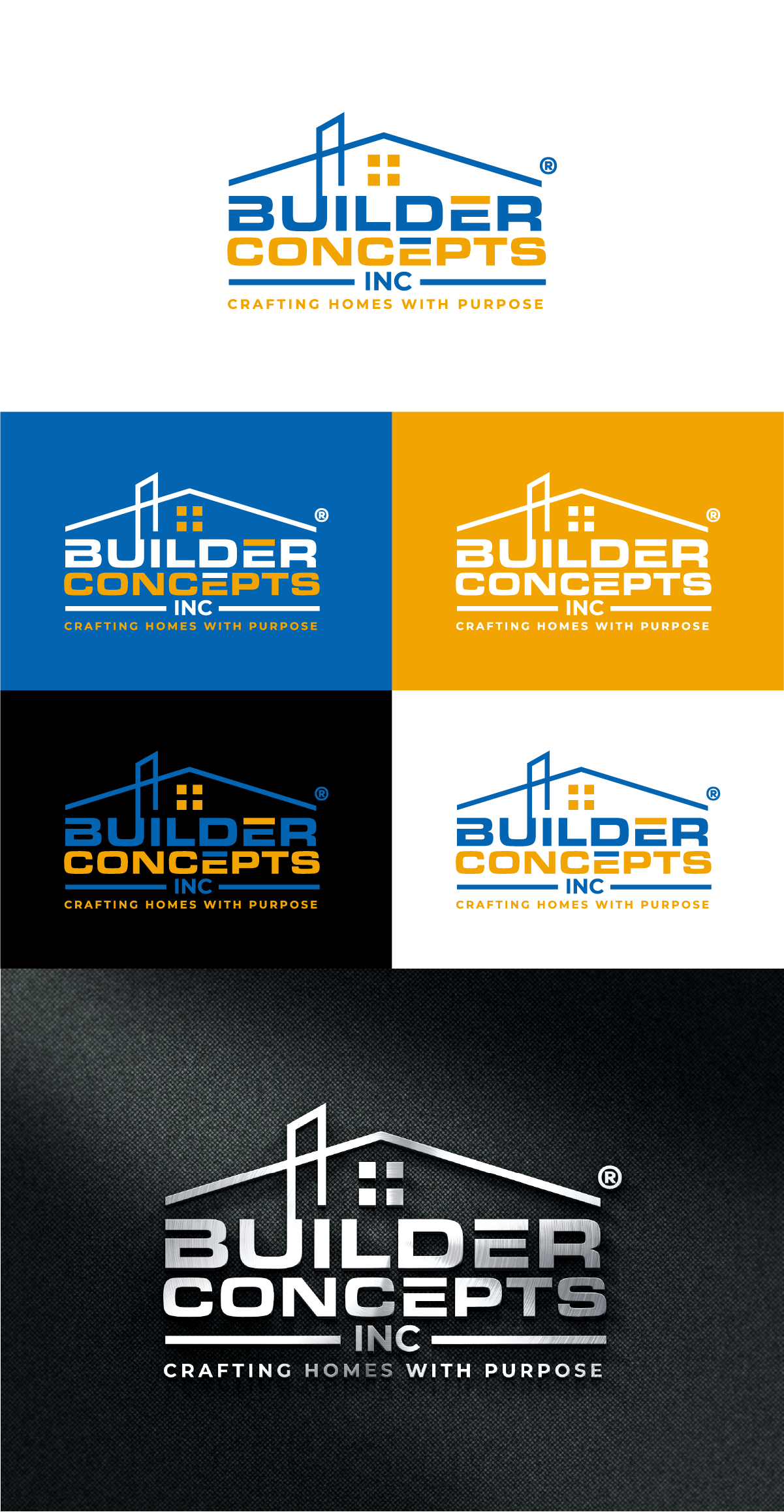Logo Design by AlphabetZero.co.uk for Builder Concepts Inc | Design #35357880