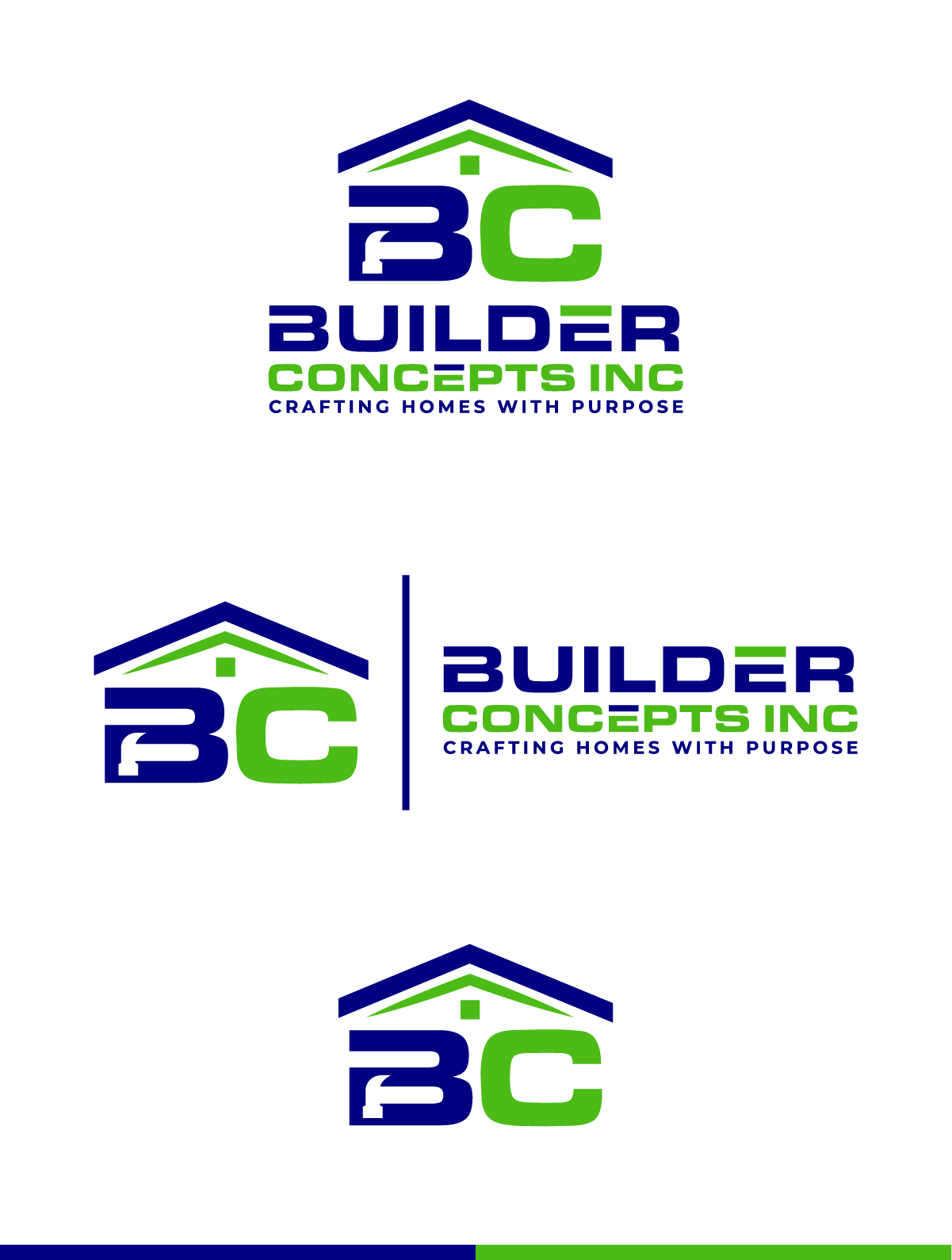 Logo Design by AlphabetZero.co.uk for Builder Concepts Inc | Design #35358270
