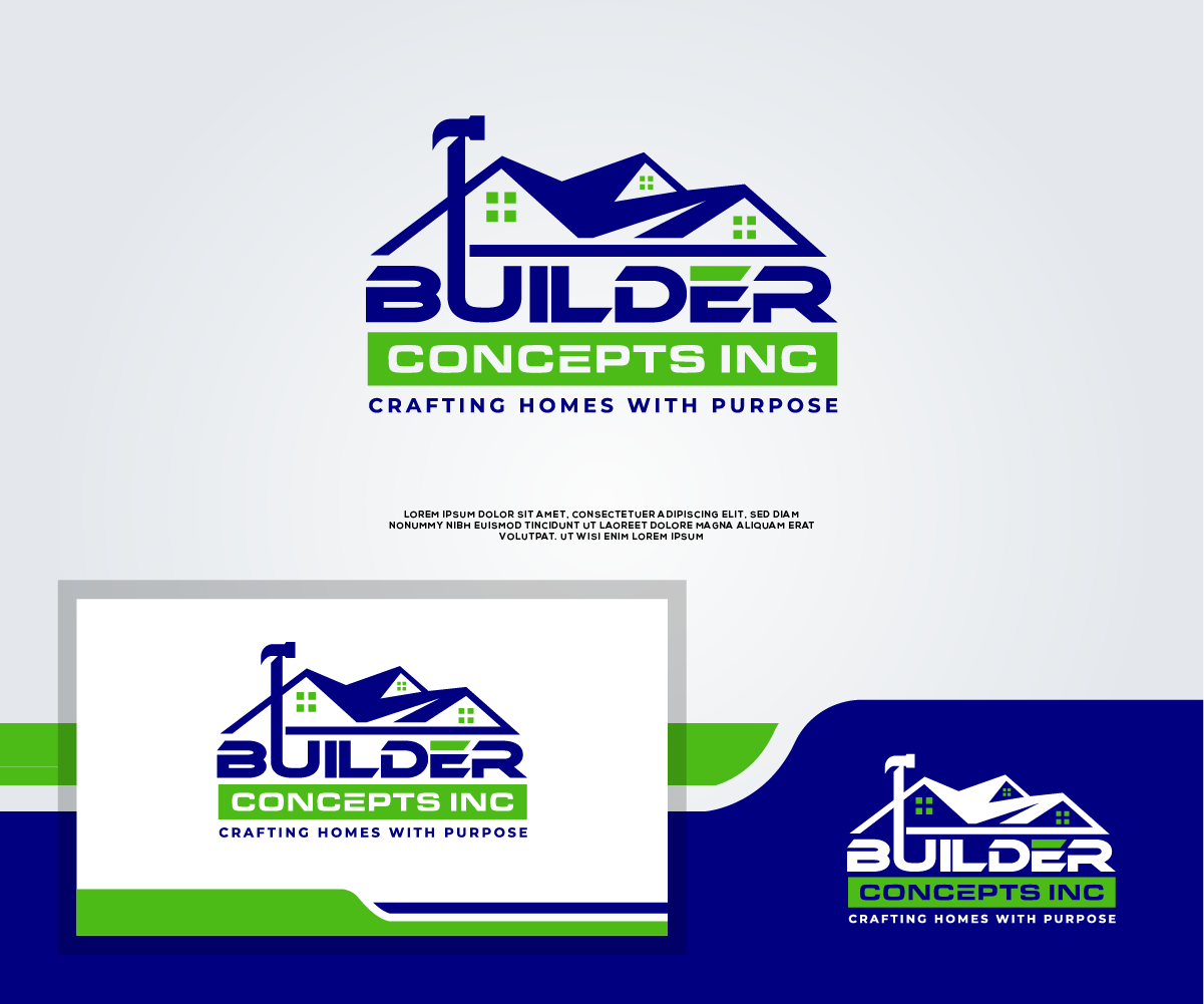 Logo Design by Ayub Zafar for Builder Concepts Inc | Design #35358411