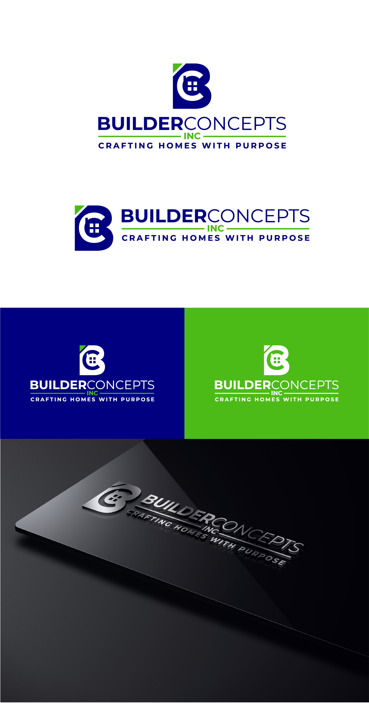 Logo-Design von AlphabetZero.co.uk für Builder Concepts Inc | Design #35358463