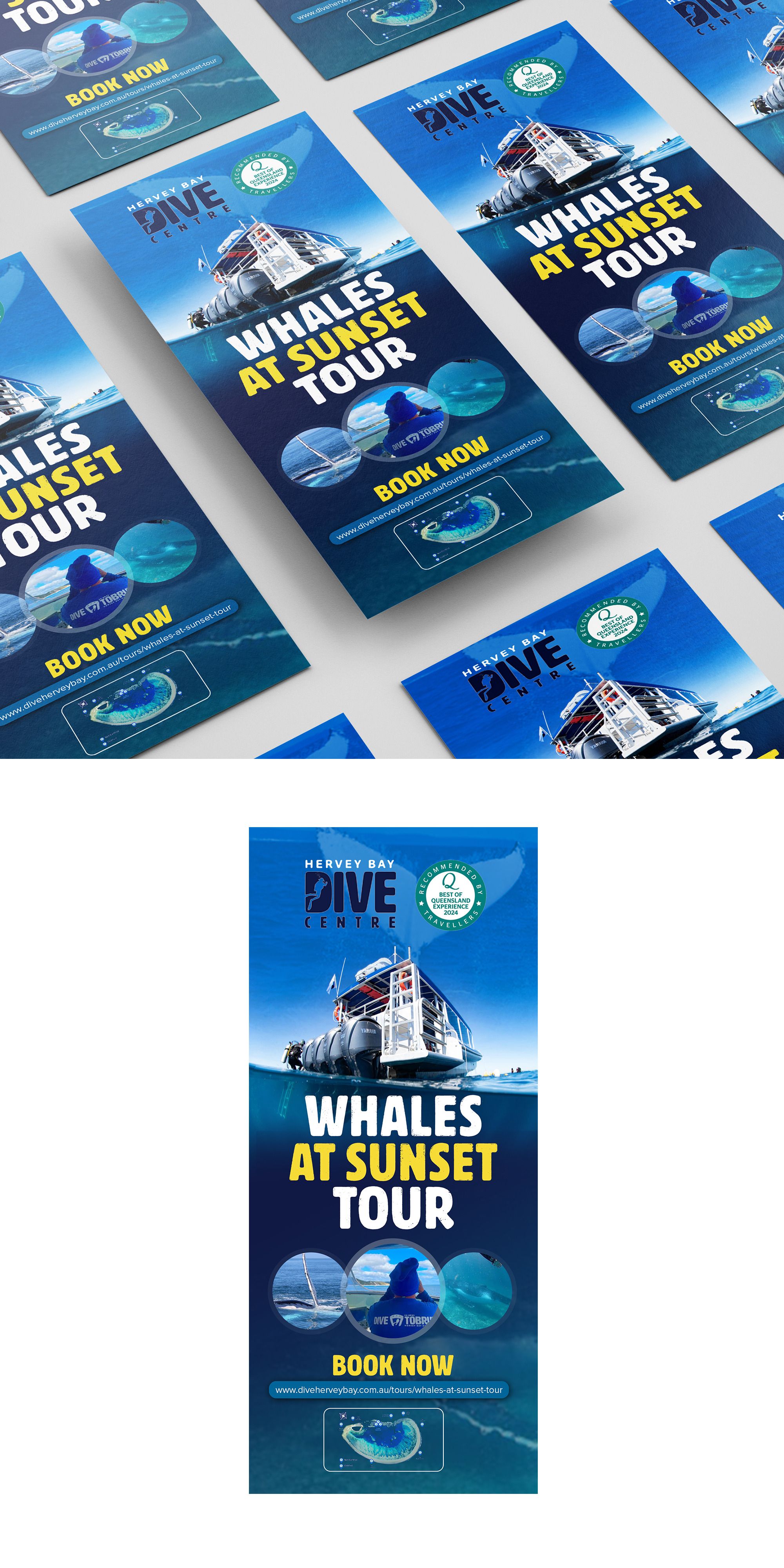 Flyer Design by Design Motion for Hervey Bay Dive Centre | Design #35351144