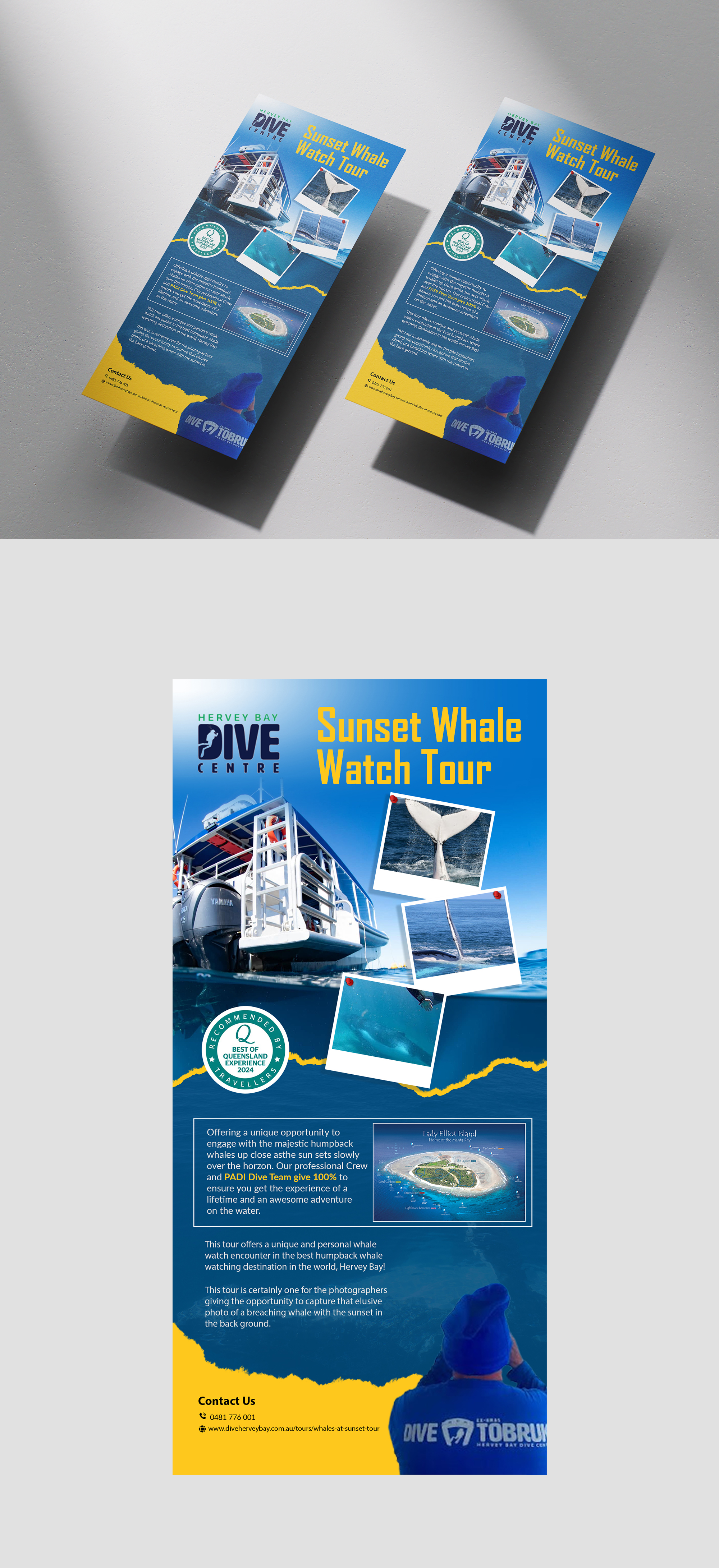 Design de Flyer par Design Motion pour Hervey Bay Dive Centre | Design #35351225