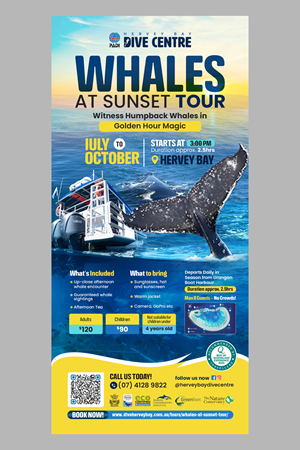 Diseño de Flyer por debdesign para Hervey Bay Dive Centre | Diseño: #35349916