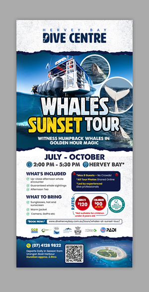 Diseño de Flyer por debdesign para Hervey Bay Dive Centre | Diseño: #35350126