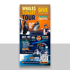 Diseño de Flyer por debdesign para Hervey Bay Dive Centre | Diseño: #35350145