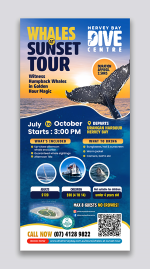 Diseño de Flyer por debdesign para Hervey Bay Dive Centre | Diseño: #35351003