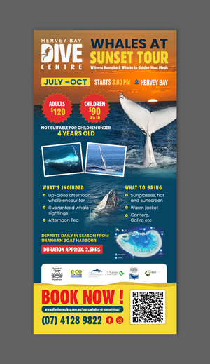 Diseño de Flyer por debdesign para Hervey Bay Dive Centre | Diseño: #35351157