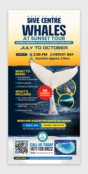 Diseño de Flyer por debdesign para Hervey Bay Dive Centre | Diseño: #35351212