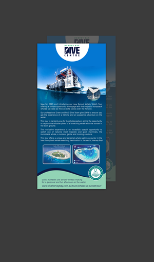 Diseño de Flyer por chandrayaan.creative para Hervey Bay Dive Centre | Diseño: #35357829