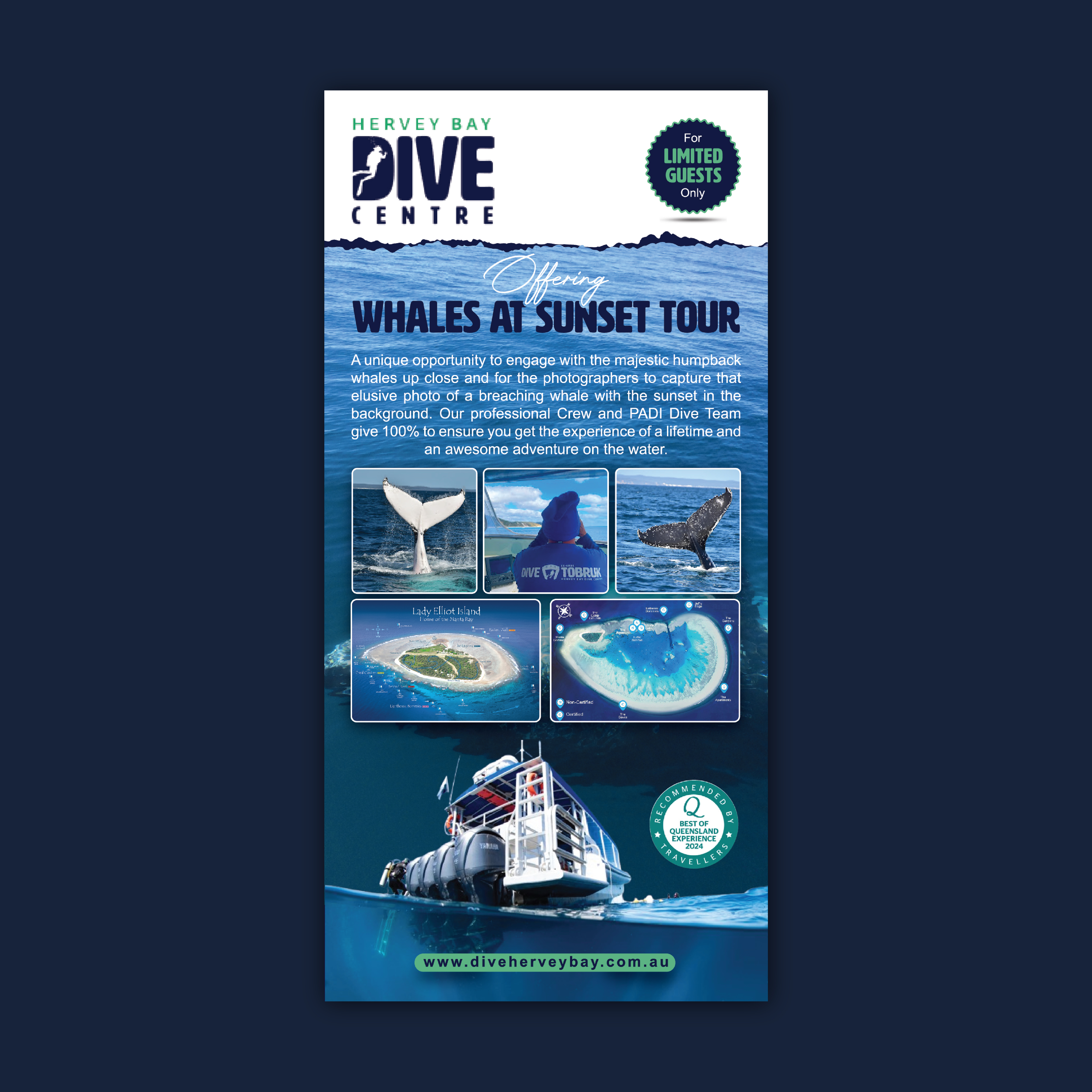 Flyer Design by Bidita Saha for Hervey Bay Dive Centre | Design #35356589