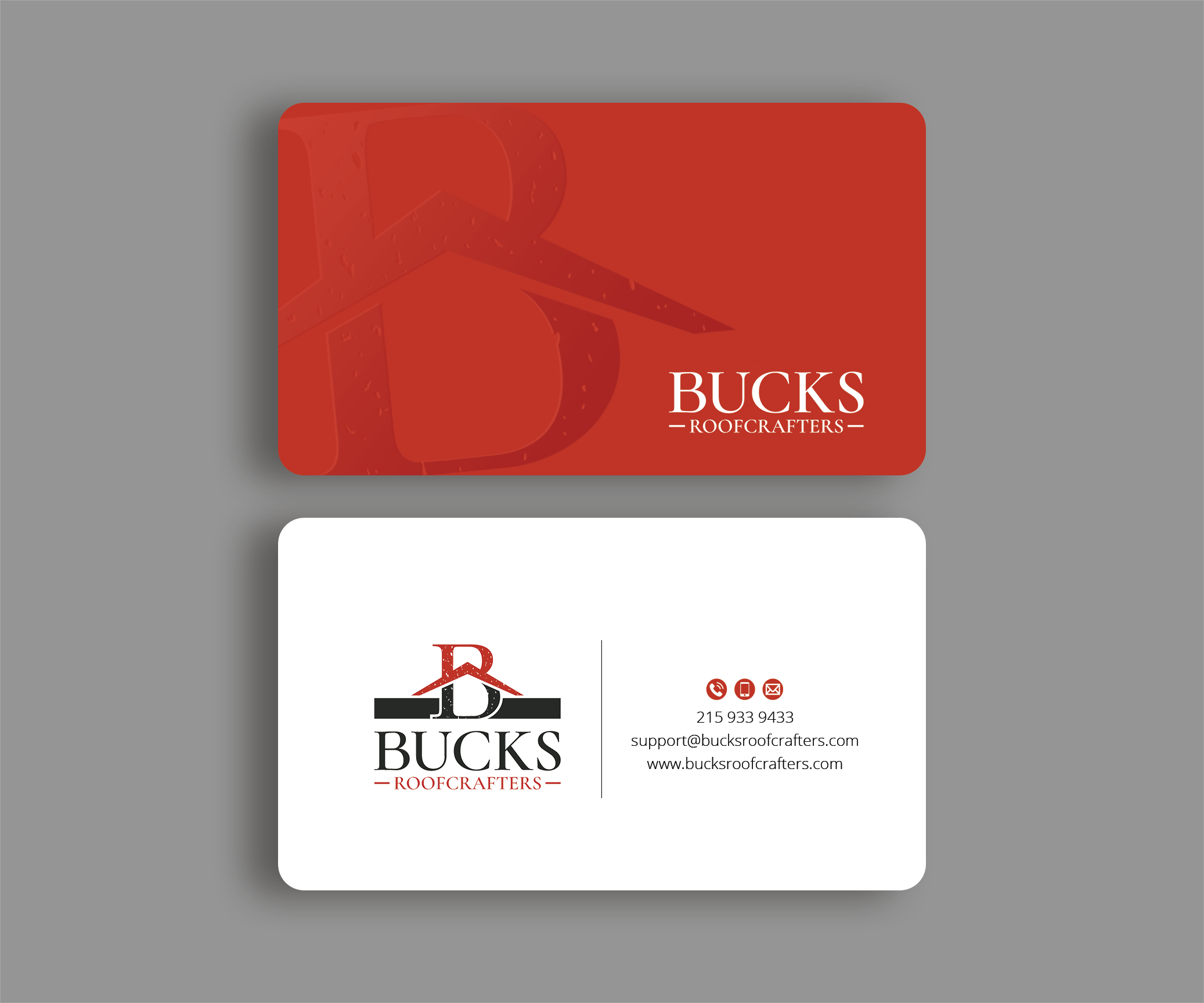 Business Card Design by Andrés Sebastián for woodsmith construction,llc | Design #35355431