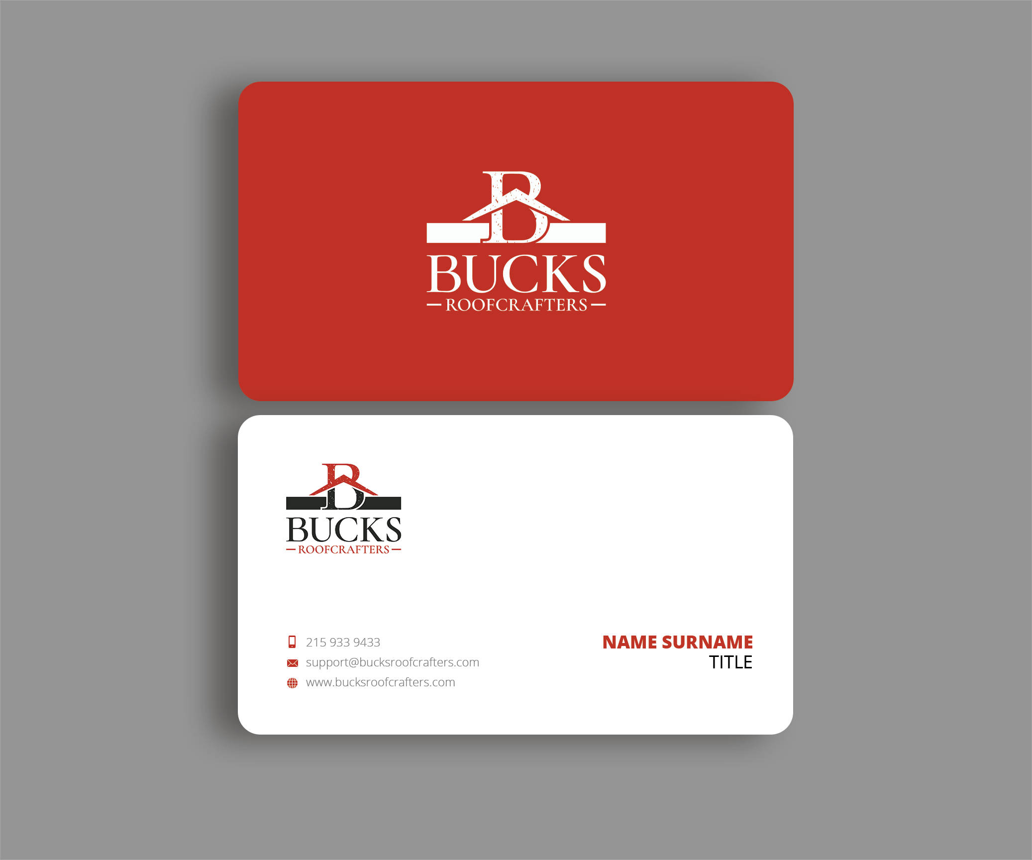 Business Card Design by Andrés Sebastián for woodsmith construction,llc | Design #35359257