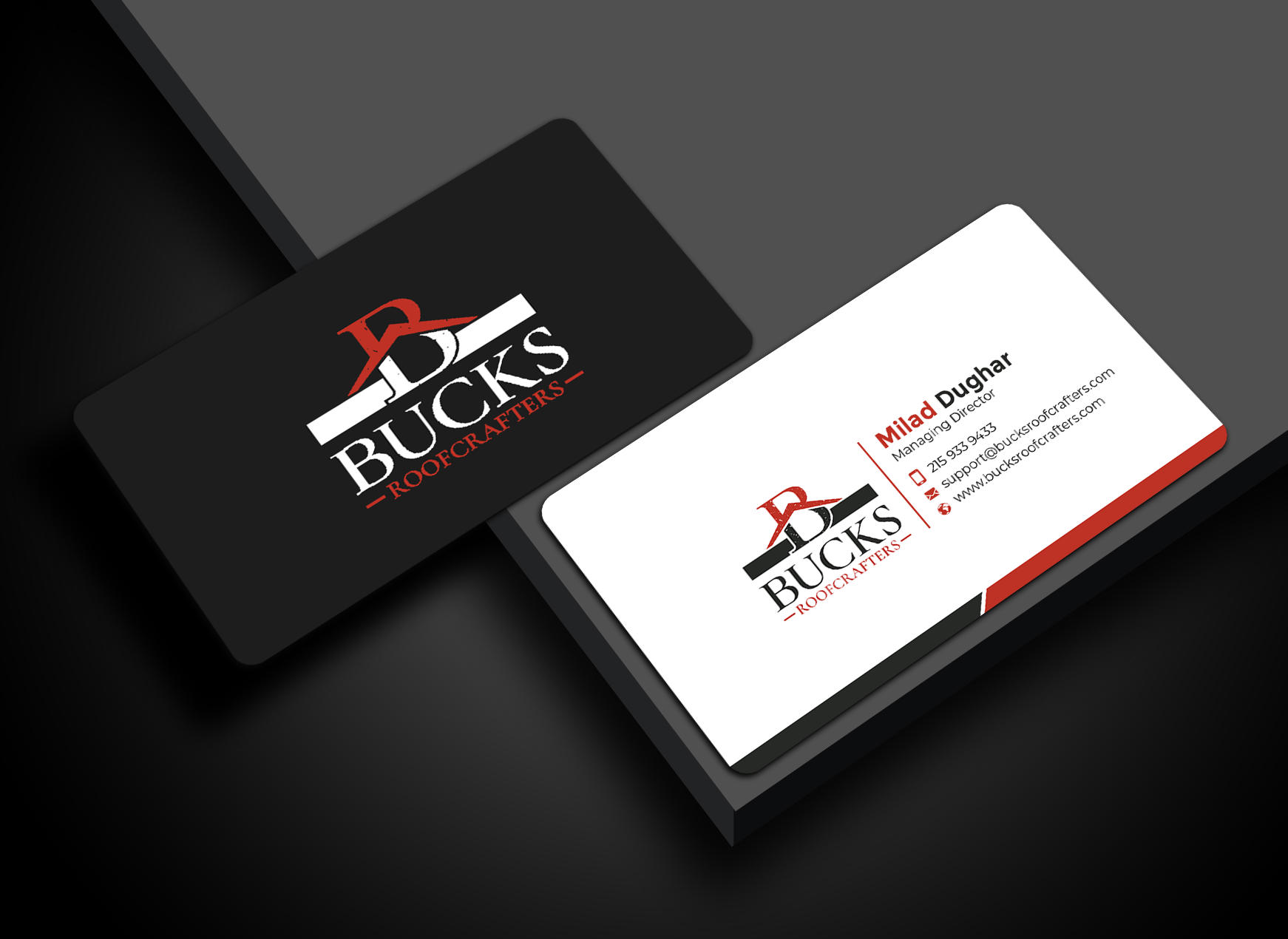 Business Card Design by Graphixpointt for woodsmith construction,llc | Design #35355783