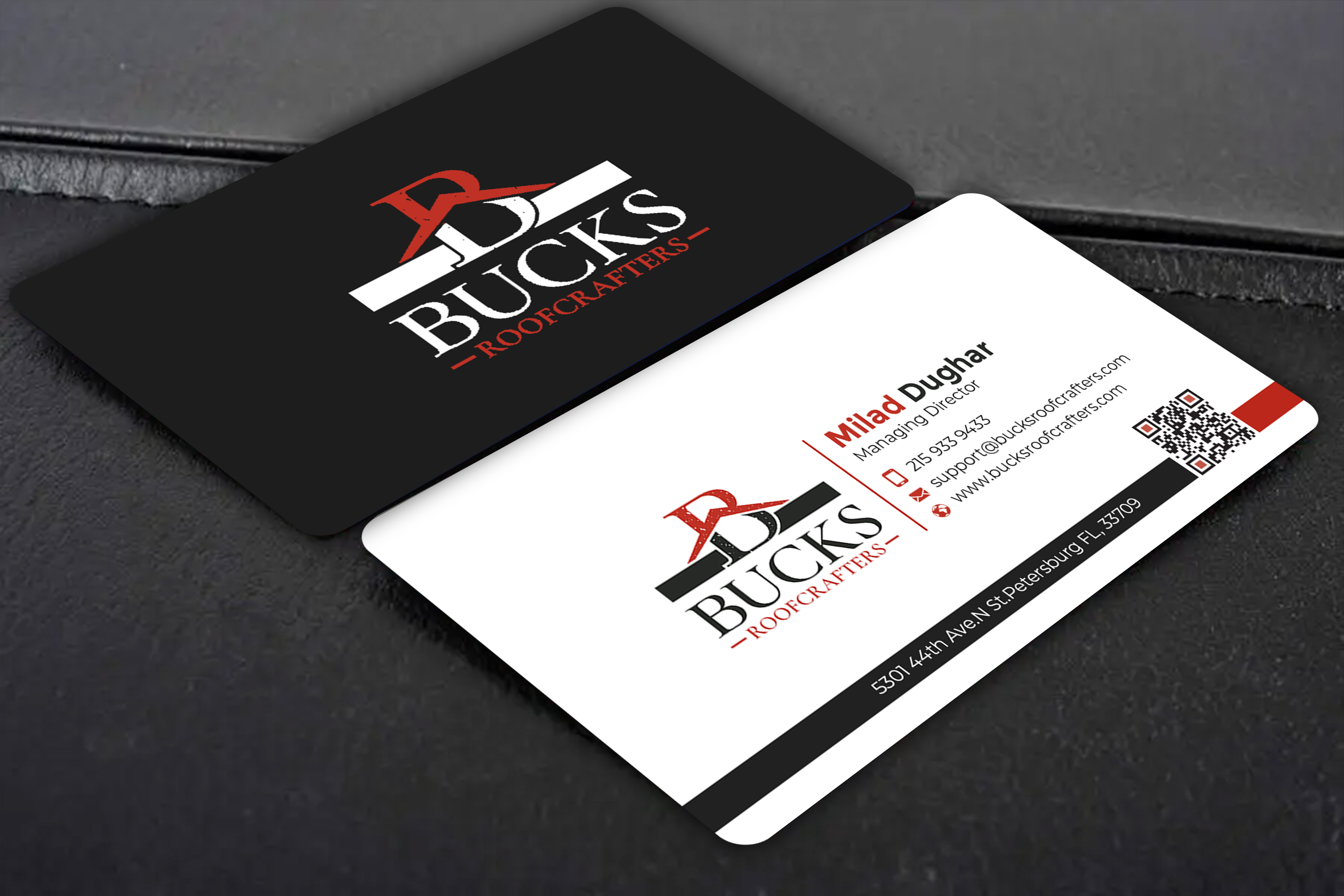 Business Card Design by Graphixpointt for woodsmith construction,llc | Design #35355999