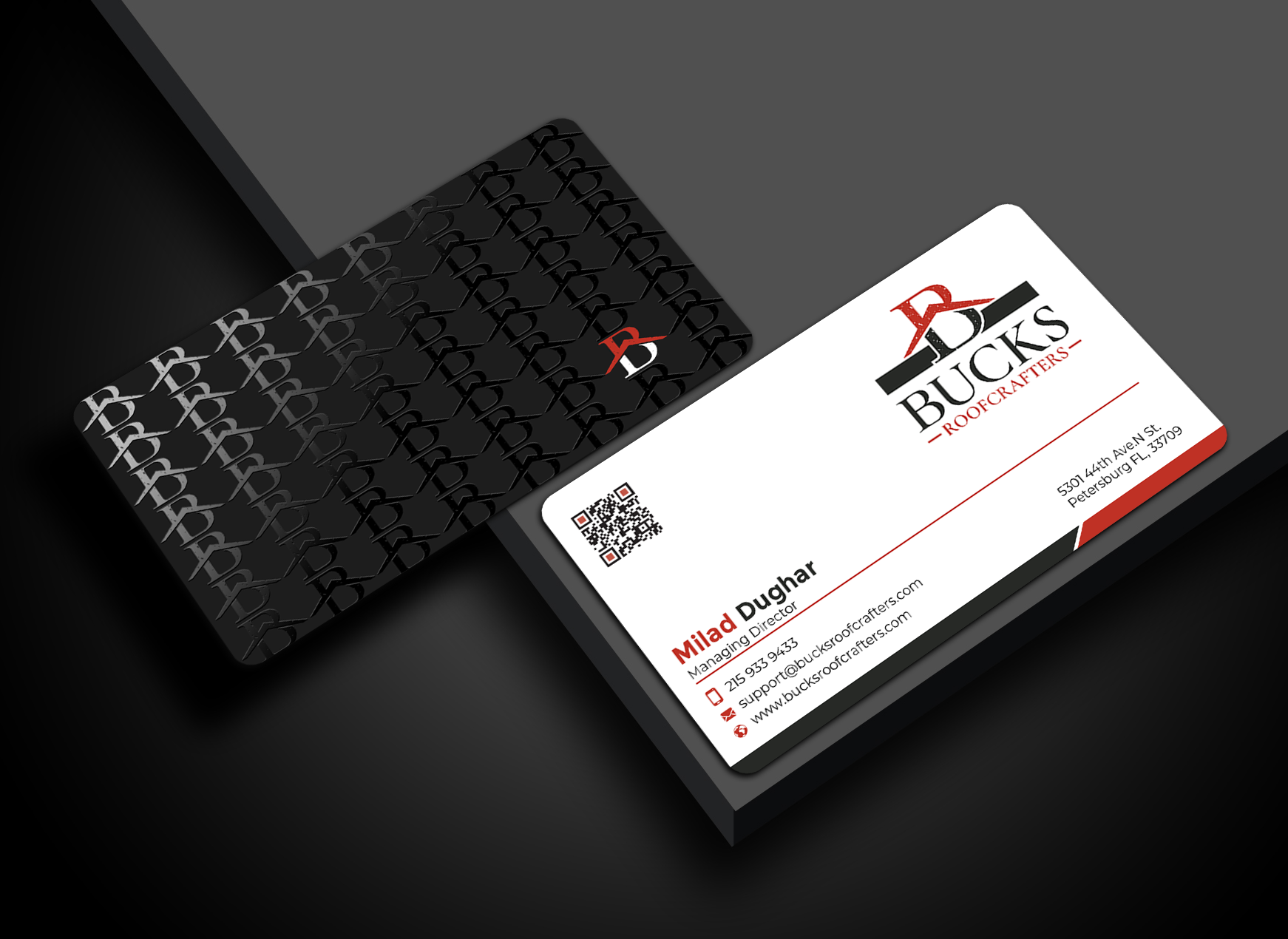 Diseño de Tarjeta de Presentación por Graphixpointt para woodsmith construction,llc | Diseño #35356342