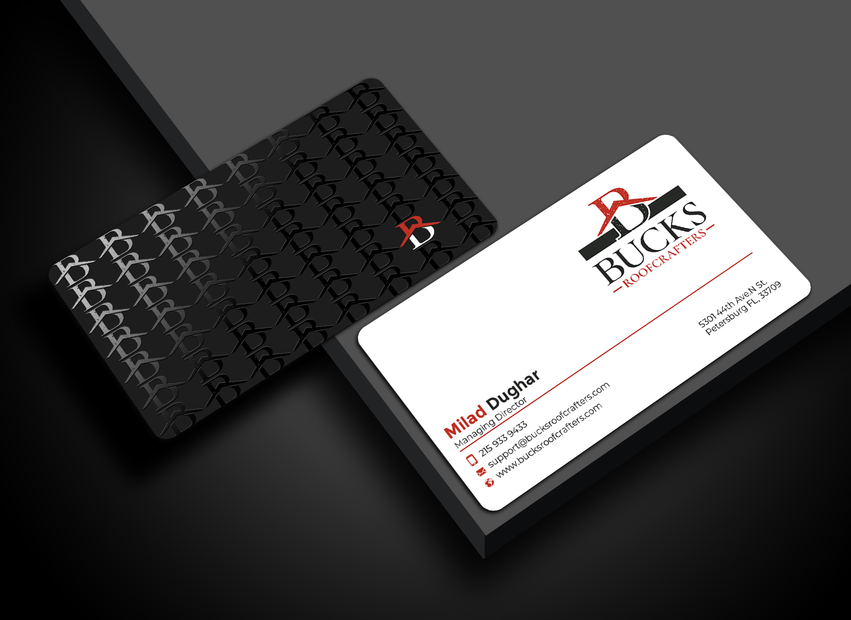 Business Card Design by Graphixpointt for woodsmith construction,llc | Design #35356346