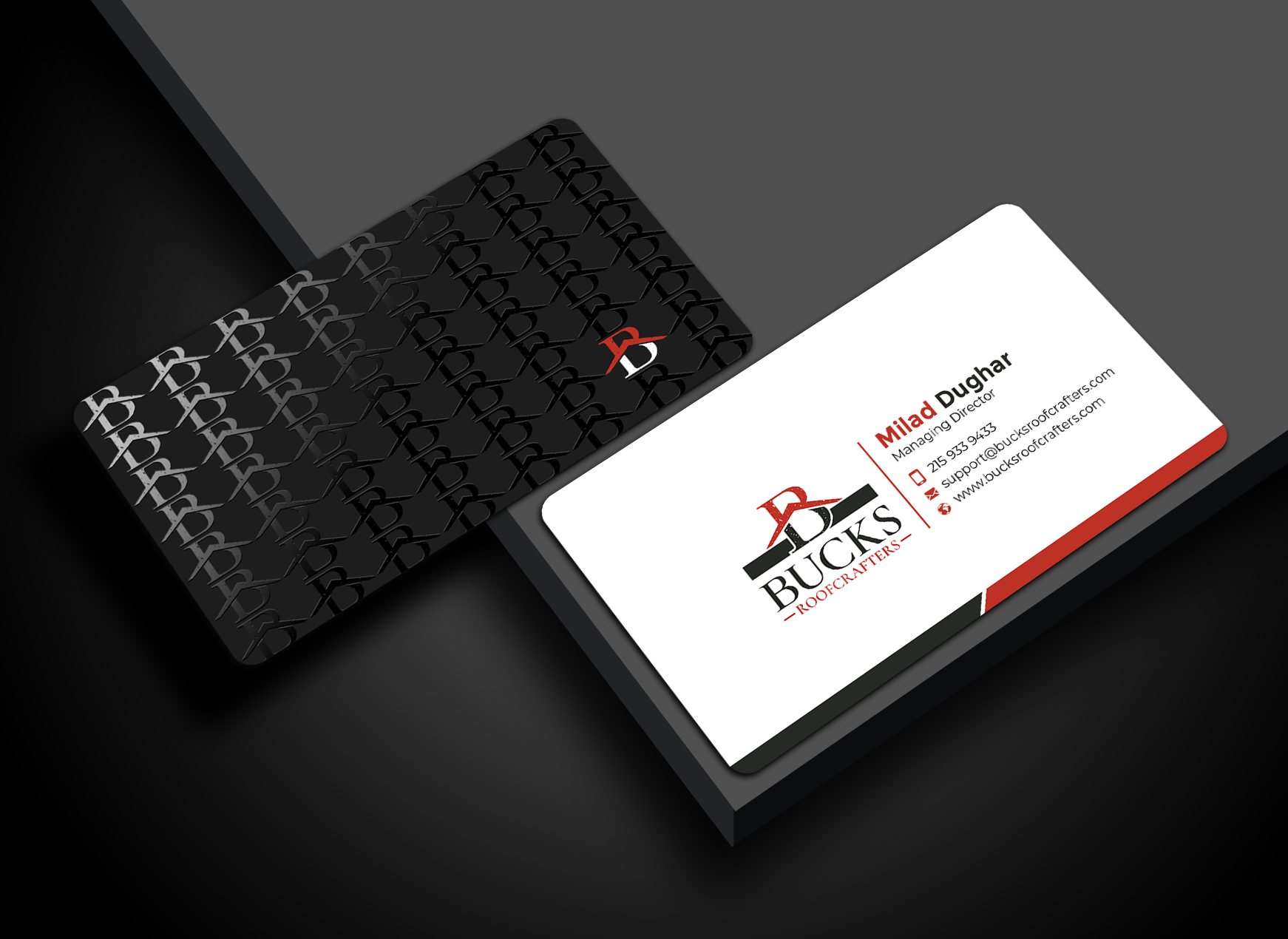 Business Card Design by Graphixpointt for woodsmith construction,llc | Design #35356349